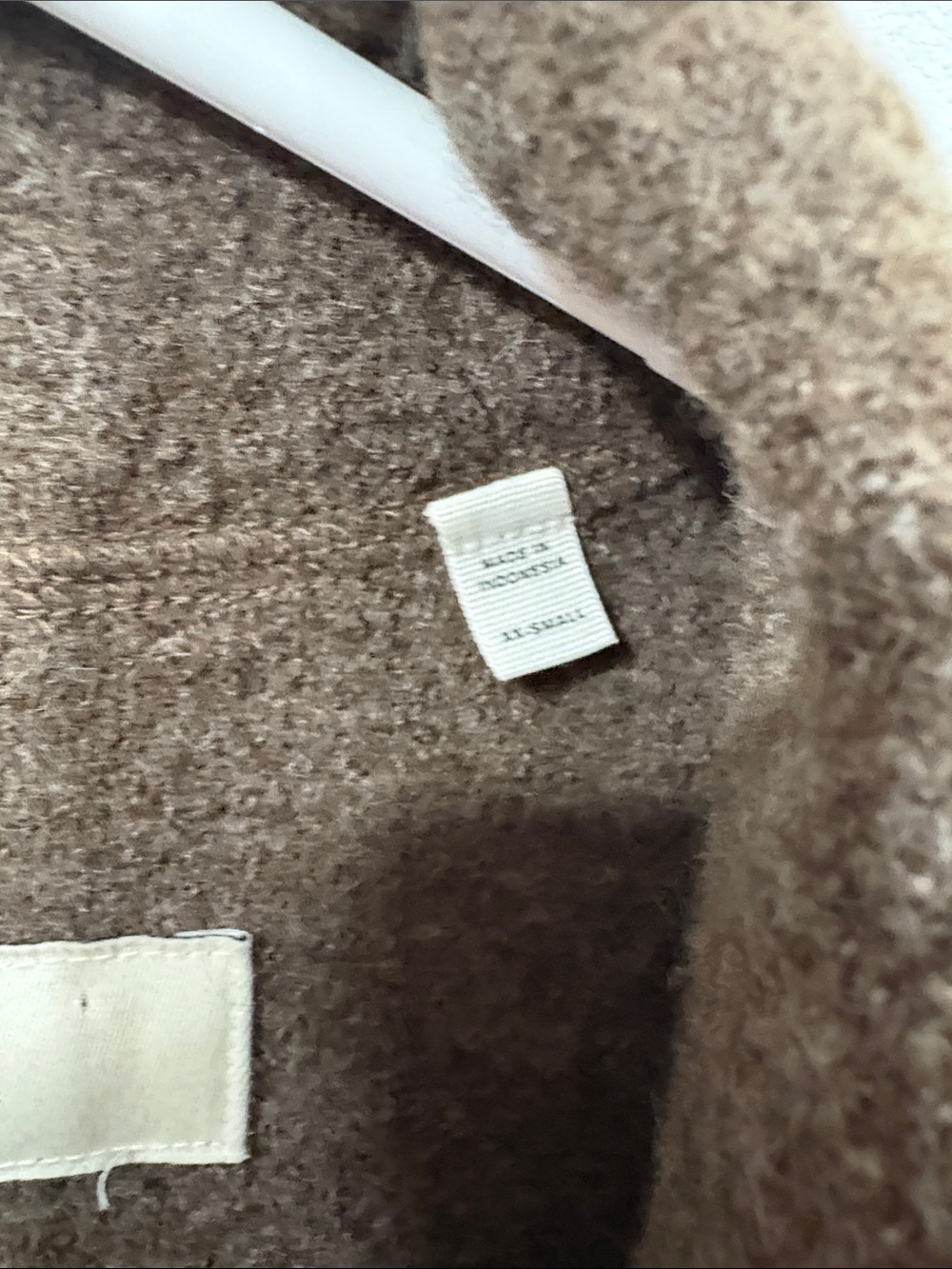 Buck Mason Women’s XXS Marled Maple Felted Wool Chore Coat Brown $268 - Picture 3 of 13